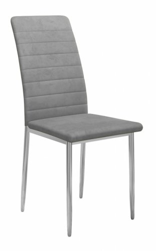 Стул DikLine ТЕКС каркас хром/ B22 GREY    