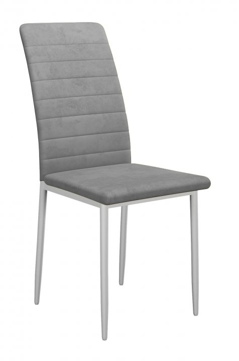 Стул DikLine ТЕКС каркас белый/ B22 GREY    