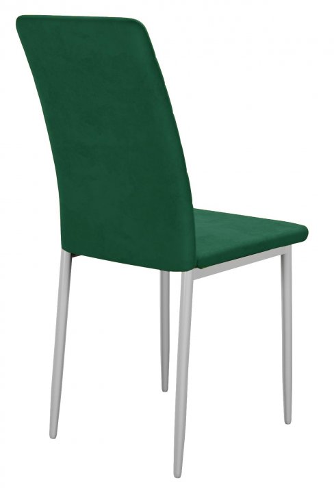 Стул DikLine ТЕКС каркас белый/ B10 GREEN