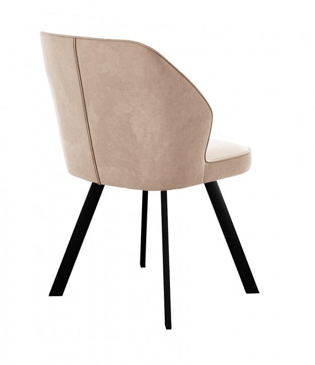 Стул DikLine 232 поворотный B03 BEIGE, ножки черные