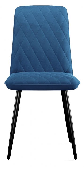 Стул DikLine 205 B8 BLUE  /ножки черные    