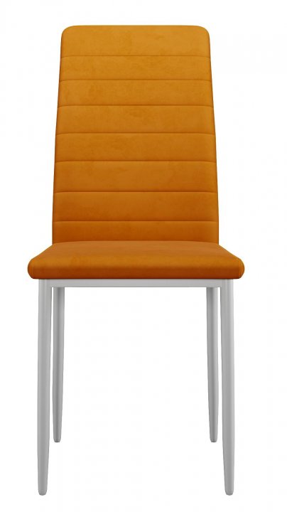Стул DikLine ТЕКС каркас белый/ B17 TERRACOTTA    