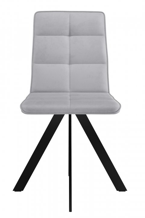 Стул DikLine 230 поворотный B22 GREY, ножки черные