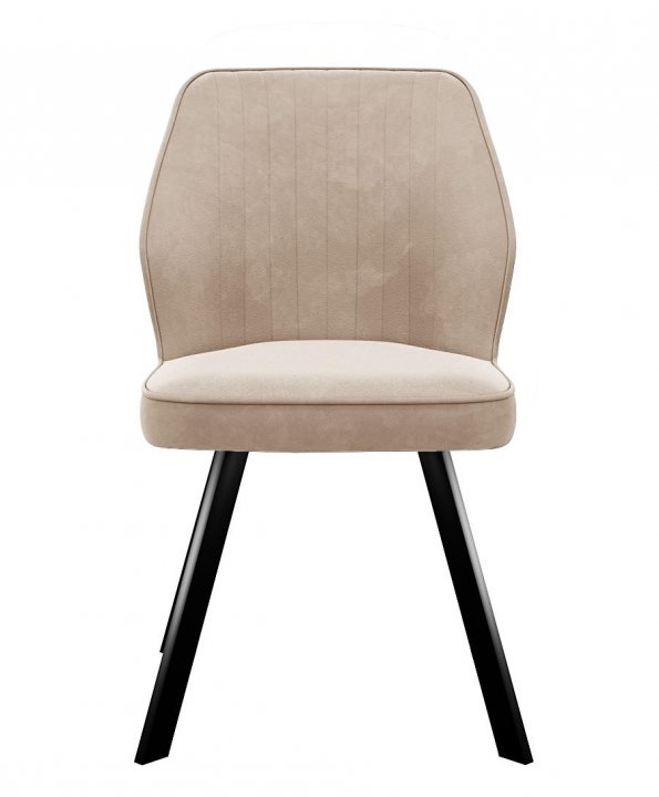 Стул DikLine 232 поворотный B03 BEIGE, ножки черные
