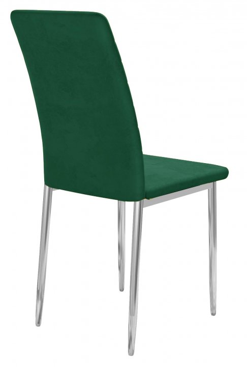 Стул DikLine ТЕКС каркас хром/ B10 GREEN