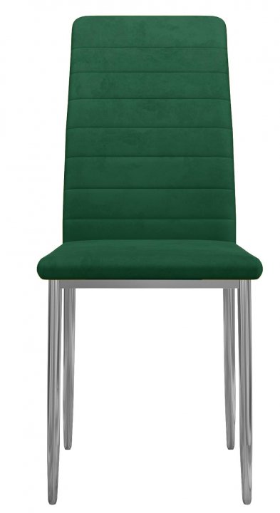 Стул DikLine ТЕКС каркас хром/ B10 GREEN