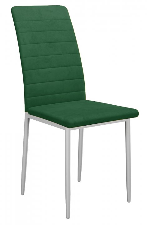 Стул DikLine ТЕКС каркас белый/ B10 GREEN
