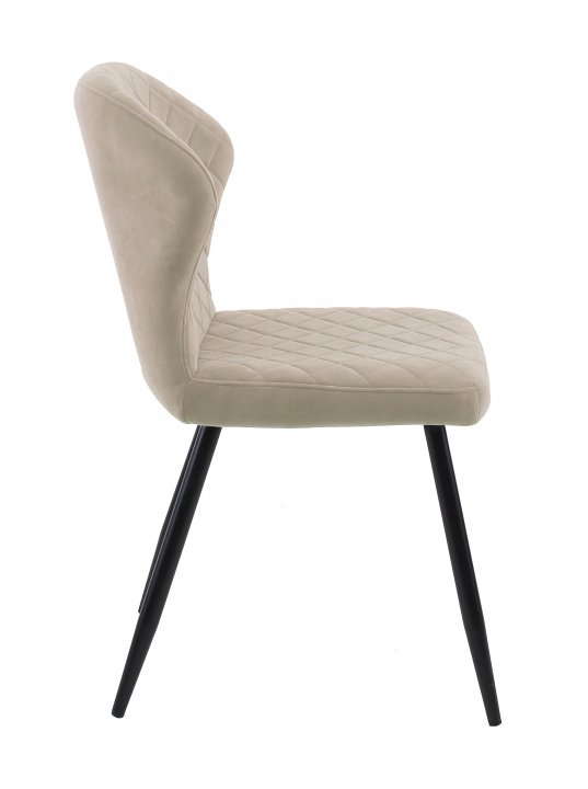 Стул DikLine 239 B03 BEIGE, ножки черные    