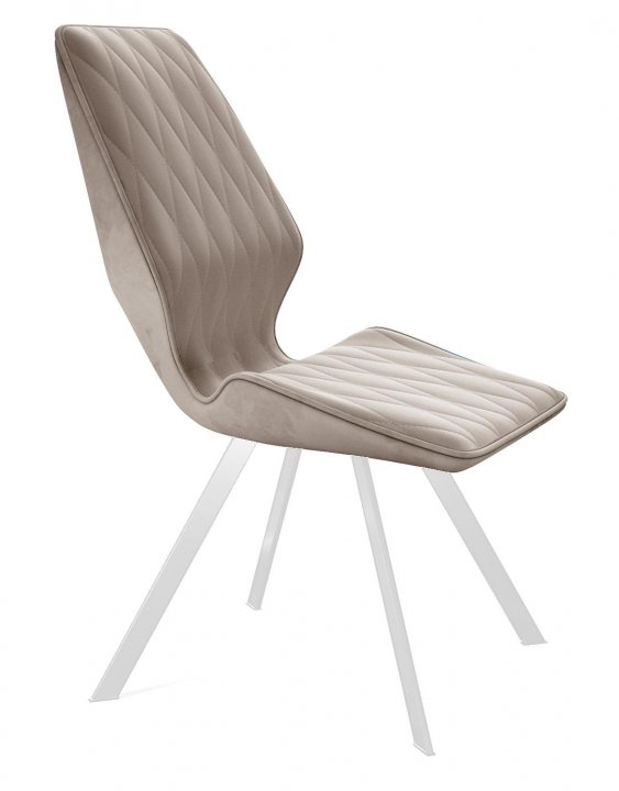 Стул DikLine 242M B03 BEIGE/ ножки белые