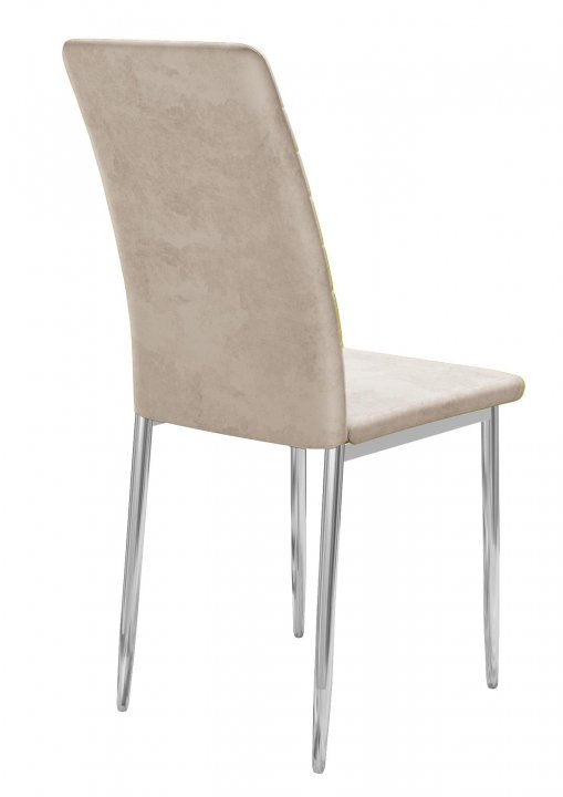 Стул DikLine ТЕКС каркас хром/ B03 BEIGE    