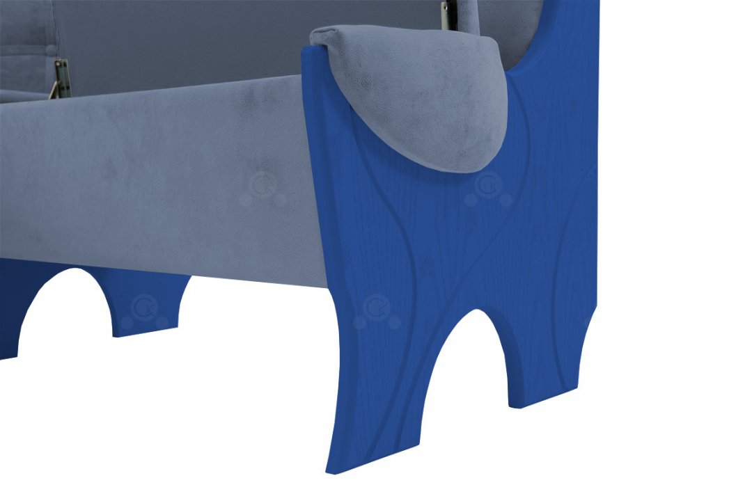 Угловой диван Серж серый