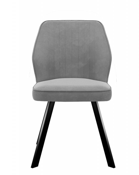 Стул DikLine 232 поворотный B22 GREY, ножки черные