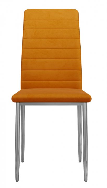Стул DikLine ТЕКС каркас хром/ B17 TERRACOTTA    