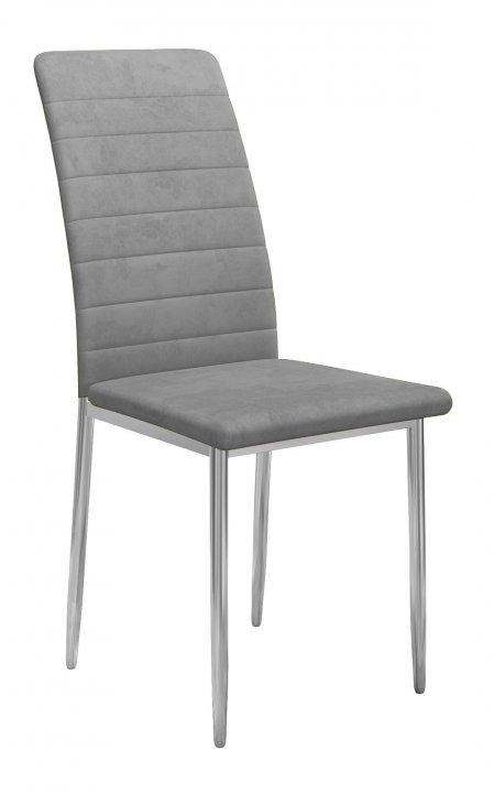 Стул DikLine ТЕКС каркас хром/ B22 GREY    