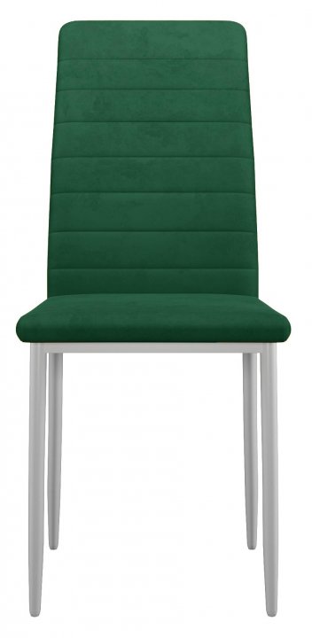 Стул DikLine ТЕКС каркас белый/ B10 GREEN