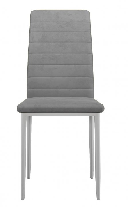 Стул DikLine ТЕКС каркас белый/ B22 GREY    