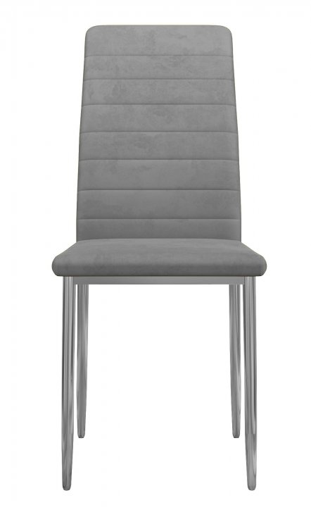 Стул DikLine ТЕКС каркас хром/ B22 GREY    