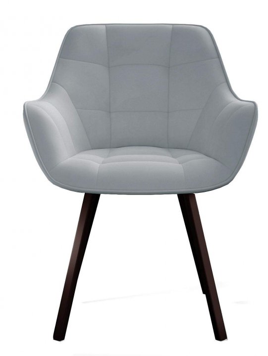 Стул DikLine 252 М поворотный, B22 GREY, ножки черные
