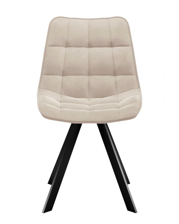 Стул DikLine 229 поворотный, B03 BEIGE, ножки черные