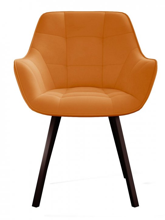 Стул DikLine 252 поворотный, B17 TERRACOTTA, ножки черные    