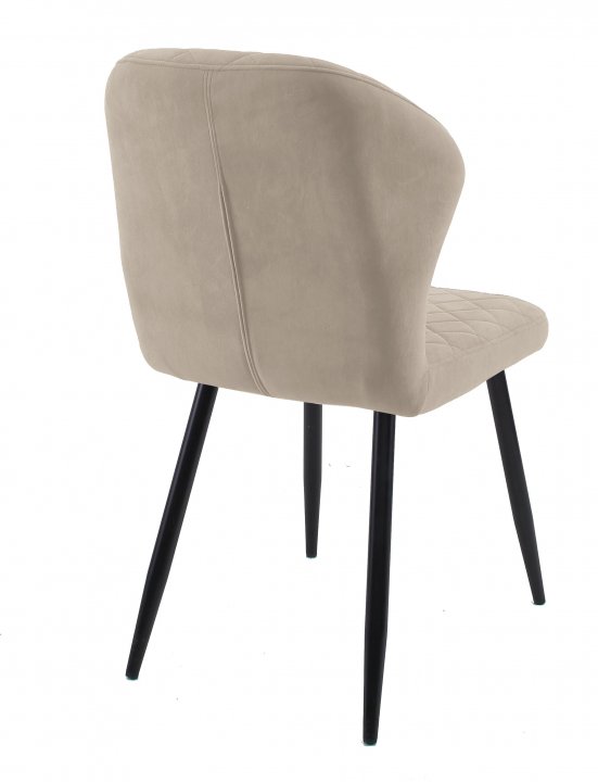 Стул DikLine 239 B03 BEIGE, ножки черные    